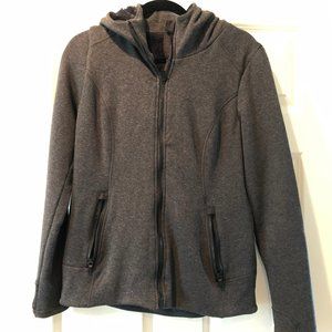 Charcoal Grey Winter Jacket With Fleece Lining